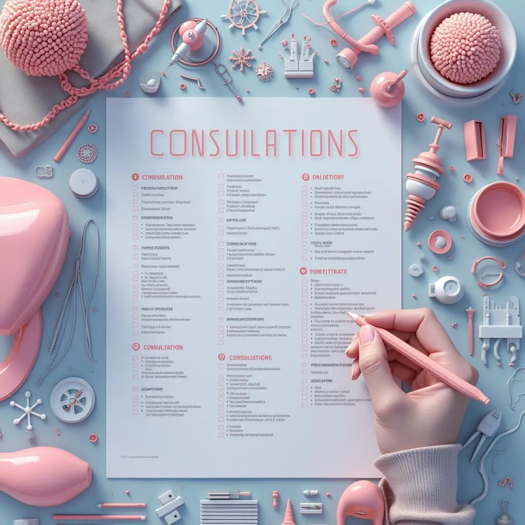 Lista de verificación para consultas